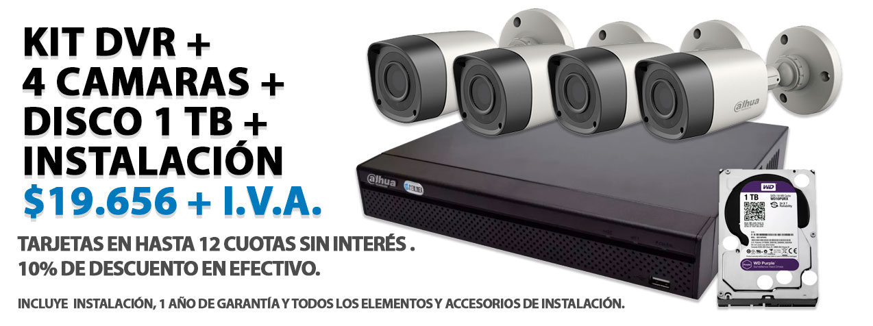 kit cámaras de seguridad